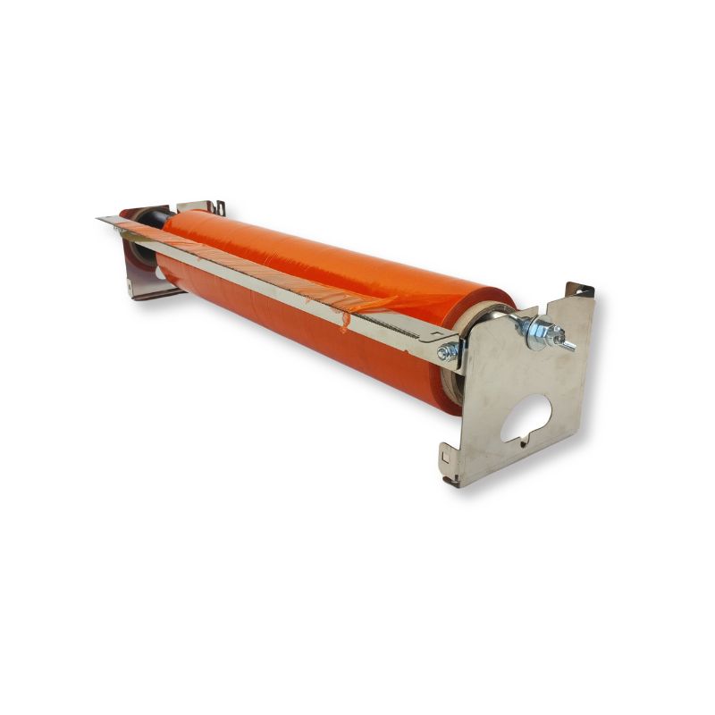 dispensador en acero inoxidable para pelicula plastica extensible tipo vinipel o stretch film